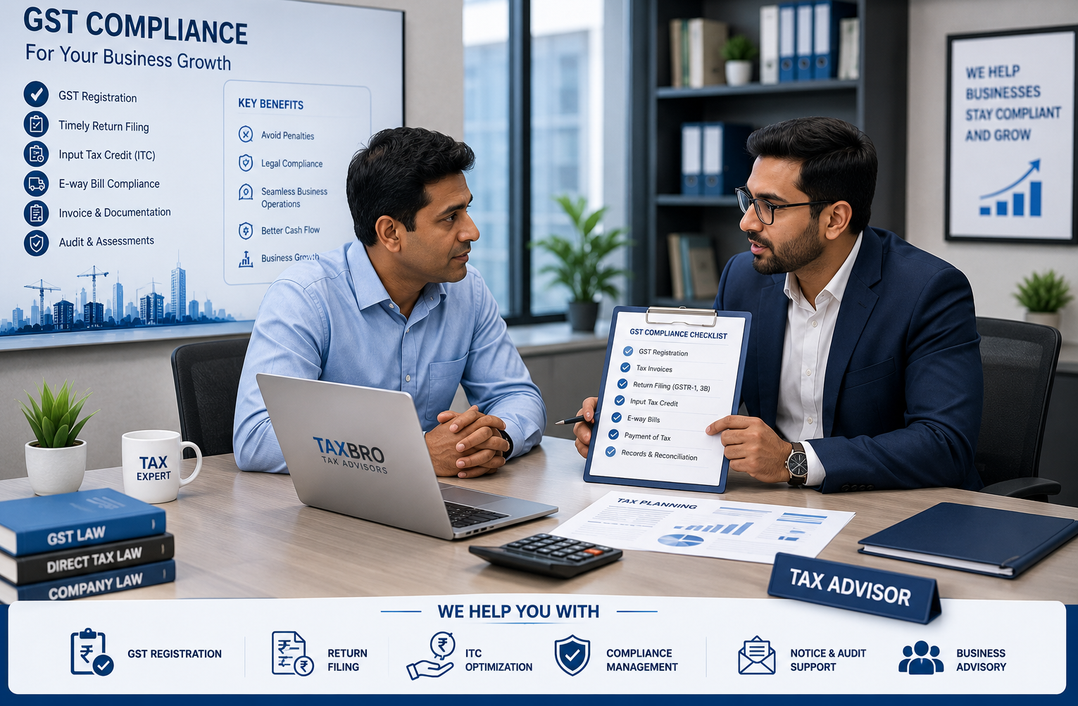 TaxBro GST compliance advisory support for builders and businesses